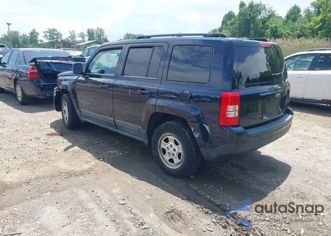 2011 Jeep Patriot Sport from USA, damaged, VIN 1J4NT1GA6BD175490